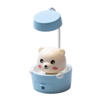 Детская настольная лампа высота 27 см светильник с точилкой для карандашей HP12268B