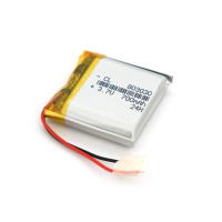 Литий-полимерный аккумулятор 8*30*30mm (Li-ion 3.7В 700мА·ч)