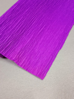 Гофро бумага \ 50*250 см \ цвет фуксия