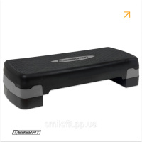 Степ-платформа EasyFit Step-B 2-ступінчаста сіра