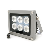Прожектор направленный с сумеречным датчиком YOSO 12V 8W, 6LED, IP66, угол обзора 60°,дальность до 30м, 113*84*86мм, BOX