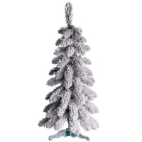 Искусственная мини елка «Снежная королева» заснеженная на пластиковой подставке 55 см SOK-M-05-2