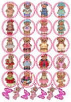 Вафельные картинки на тему: День рождения ребенка