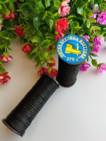 (1 шт) Нить капроновая обувная 375 т. Цвет - чёрный.