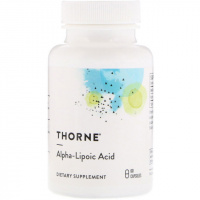 Альфа-Липоевая Кислота, Alpha-Lipoic-Acid, Thorne Research, 60 Капсул