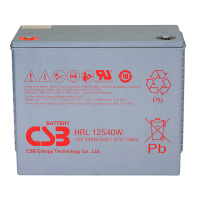 Аккумуляторная батарея CSB HRL12540W, 12V 130Ah (343х170х274мм)
