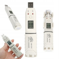 Регистратор влажности и температуры (даталоггер) USB, 0-100%, -30-80°C BENETECH GM1365