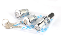 Замок багажника ВАЗ 2105 с ключами и личинками дверей (в пакете)