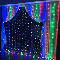 Xmas гірлянда LED (Водоспад 3M*1.5M) 240- M-2 Мультикольорова