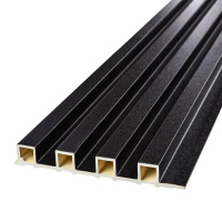 Рейка декоративная WPC стеновая 3000х160х23мм Антрацит SW-00001532