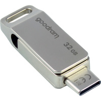 USB флеш накопитель Goodram 32GB ODA3 Silver USB 3.0 / Type-C (ODA3-0320S0R11)