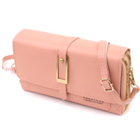 Женский клатч на плечо из экокожи Vintage sale_15144 Розовый