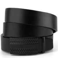Ремінь чоловічий з автоматичною пряжкою мозаїка 720299 Чорний