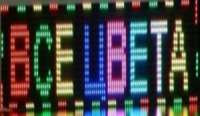 Рядок, що біжить RGB 168х40 см різнокольоровий D