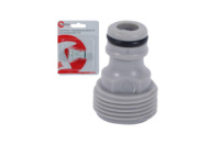 Адаптер Intertool - с наружной резьбой 3/4'' для конектора 1/2'' 1 шт.