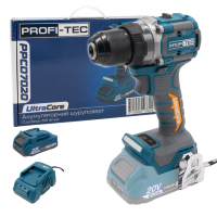 Акумуляторний дриль-шуруповерт PROFI-TEC PPCD7020 UltraCore (20В 2а і зарядка)