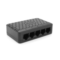 5ти портовый Gigabit Ethernet коммутатор ONV-H3005ES в черном корпусе, 5*1000Мб портов, 12В 1Ач, 87.7×55×23.9 мм