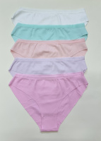 Жіночі безшовні трусики - кольоровий мікс   XL, 2XL   5 шт.