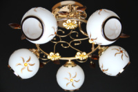 Классическая Люстра SVLIGHT пятиламповая 8640/5 золото