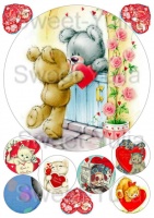 Вафельные картинки на тему: Свадьба; День Святого Валентина