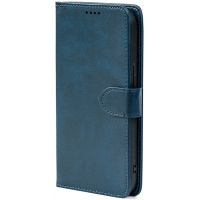 Чохол-книжка Crazy Horse Clasic для Xiaomi Redmi Note 15 Pro 5G Dark Blue (Front)
