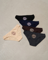 Жіночі трусики бавовна - темний мікс  M, L, XL   5 шт.