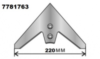 Лапа стрільчата культиватора КРН , КПС , - 220 мм - 7781763