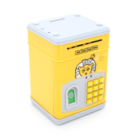 Копилка-сейф Sauron YT43976, кодовый замок+ отпечаток, Yellow, Box