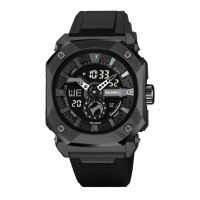 Чоловічий годинник Skmei 2272BK Black Arch — спортивний електронний годинник з мінеральним склом