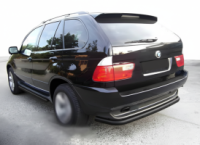 Задняя защита Special Black (нержавейка) для BMW X5 E53 1999-2006 гг