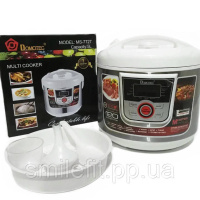 Мультиварка Domotec MS-7727 5 л 900 Вт, 12 режимів, Мультиварка електрична кухонна з чашею
