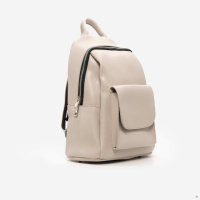 БЕЖ ТАУП — якісний, фабричний рюкзак із металевою фурнітурою (Луцьк, 675)