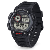 Чоловічий годинник Casio AE-1400WH-1A — Спортивна модель з водозахистом 10 ATM та світовим часом