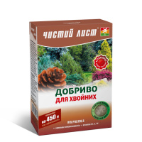 Чистий лист, 300 г, добриво кристалічне для хвойників