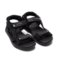 Шкіряні сандалі New Balance колір чорний