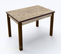 Стол обеденный раскладной Fusion furniture Марсель 1100 Орех/Дуб шервуд