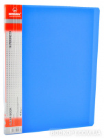 папка з файлами, А4, 10ф, 600/25мкн PР, синій., 5025-06N, NORMA