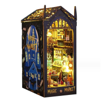 3D Бук Нук Чарівний магазин Magic Market Book Nook Румбокс