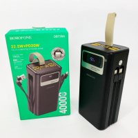 Портативное зарядное устройство Power Bank BOROFONE DBT35A 40000mAh со встроенными кабелями