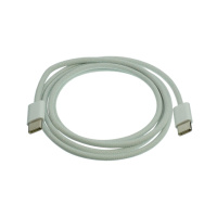 Кабель Woven Type-C to Type-C PD 60W 2.65mm 3A 1m white