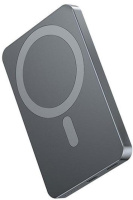 Індукційний повербанк AWEI MagSafe P112K 5000mAh 15W сірий