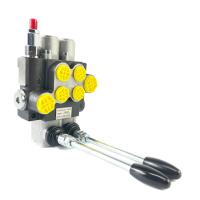 Гідророзподільник моноблочний 2P40 (2 секції, 40 л/хв, 250 бар)