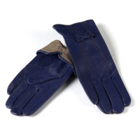 PODIUM Перчатка Женская кожа (Ш) F23 мод4 синий st20 Распродажа