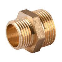 Адаптер 1 1/2” BSP тато - 1 1/4” BSP тато (латунь)
