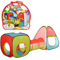 Дитячий ігровий намет два будиночки з тунелем 240*74*84 см