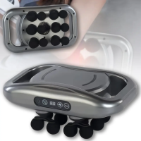 Перкусійний масажер з дисплеєм та 12 масажними головками на 9 режимів масажу RT-608