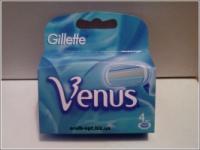 Лезвия Gillette Venus 4 шт. в упаковке