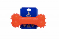Игрушка для собак кость MODES Denta для собак оранжевая размер М-15 см