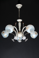 Классическая Люстра SVLIGHT пятиламповая 919/5 золото+беж.