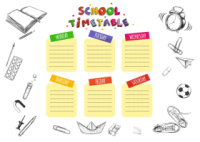 Магнітний планер А3 «Шкільний розклад 5»